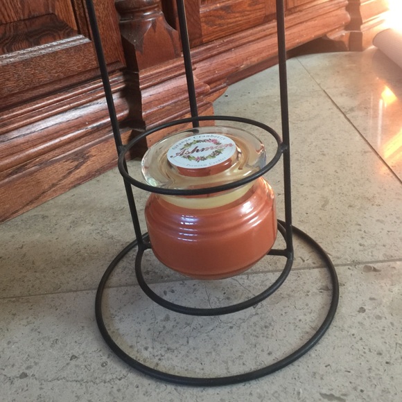 Metal Candle Holder and Candle from Ashman Candles - Picture 2 of 3